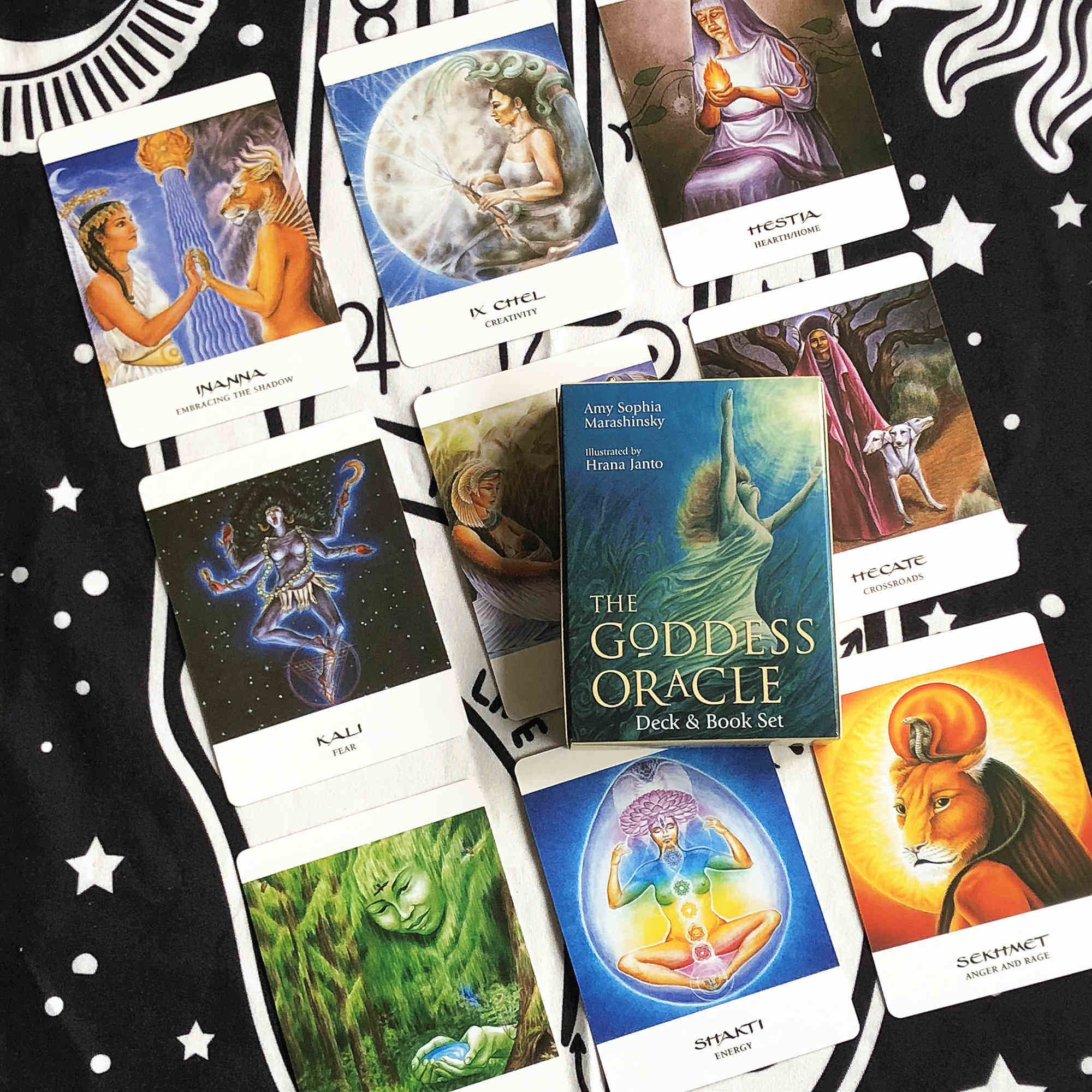 包邮the goddess oracle女神神谕卡英文桌游纸卡牌mini小纸牌