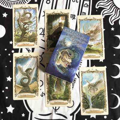 包邮 Fantastical Creatures Tarot神话生物塔罗牌7*12CM英文桌游