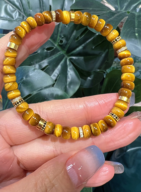 【秘境珠宝】勇气·天然黄虎眼直切手串