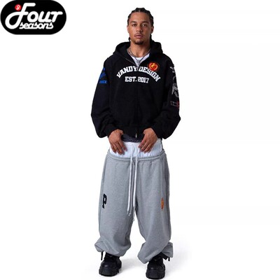 VandyThePink联名款黑连帽卫衣