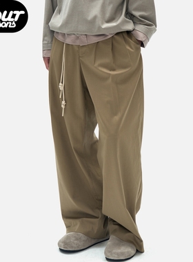 四季Epide prefab羊毛休闲裤 纯色百搭透气 老钱风高级松弛感垂感