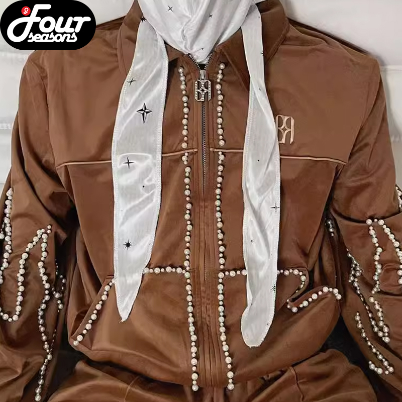 BirthofRoyal丝绒面料夹克外套