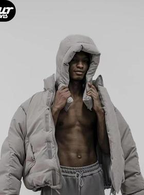 四季Epide prefab张艺兴虞书欣同款加厚可拆卸连帽羽绒服外套宽松