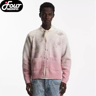 秋季 ROYAL 银河刺绣开衫 外套银河星光渐变粉 CHILD.BORC BIRTH