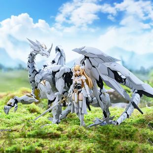 现货 塑灵模玩1/12白昼流星 朵恩 米德尔国创机甲拼装机娘模型