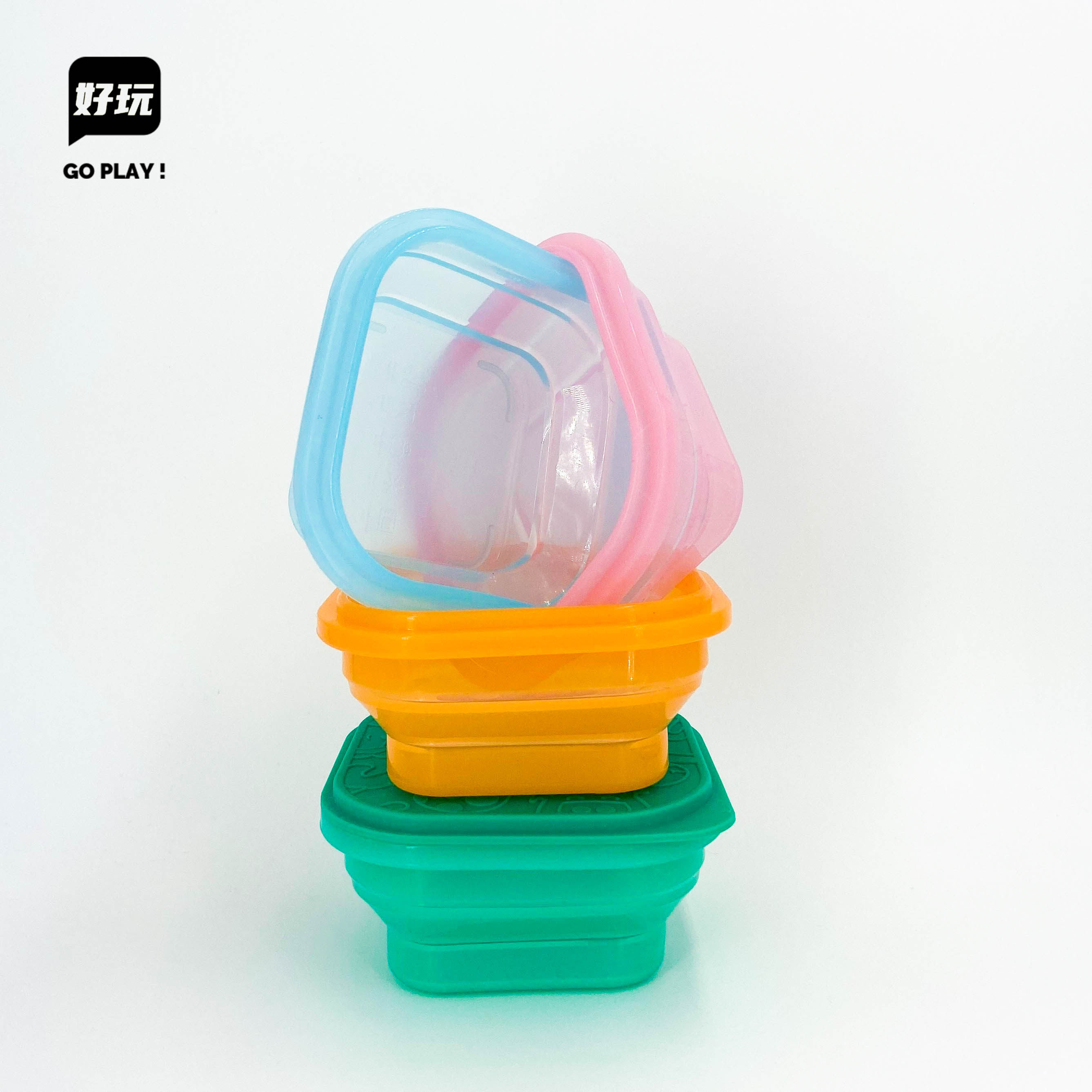 MARCUS儿童外出碗辅食碗果冻便携折叠饭盒宝宝硅胶餐具零食盒|ruв категории подгузник/шампунь/вскармливать/тележка кроватью, кубок/посуда/измельчение/Приложение, детская посуда - от Buy2taobao.com для оказания профессиональной услуги покупки агента Taobao