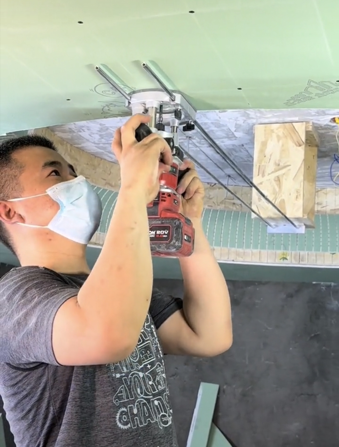 木工造型划圆工具电木铣修边机画圆器可延长接杆划圆弧铣圆定位尺