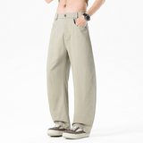 春夏季莱赛尔天丝棉直筒阔腿长裤男高级感弯刀西裤山本裤8213/p50，男装西裤，星座223-1（原星座201）