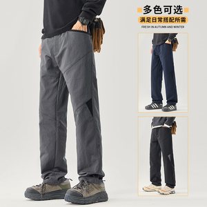 秋冬户外机能风拼接冲锋裤西裤男弹力工装拉链运动卫裤3903/特p42图片