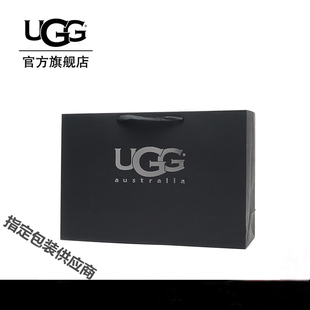 现货烫金手袋雪地靴袋子鞋袋豆豆鞋配套袋包装手提袋正品纸袋UGG