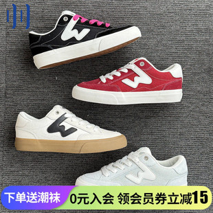 板鞋 顽刻ollieskate黑白熊猫配色冬季 BAKE低帮男女国潮W面包鞋