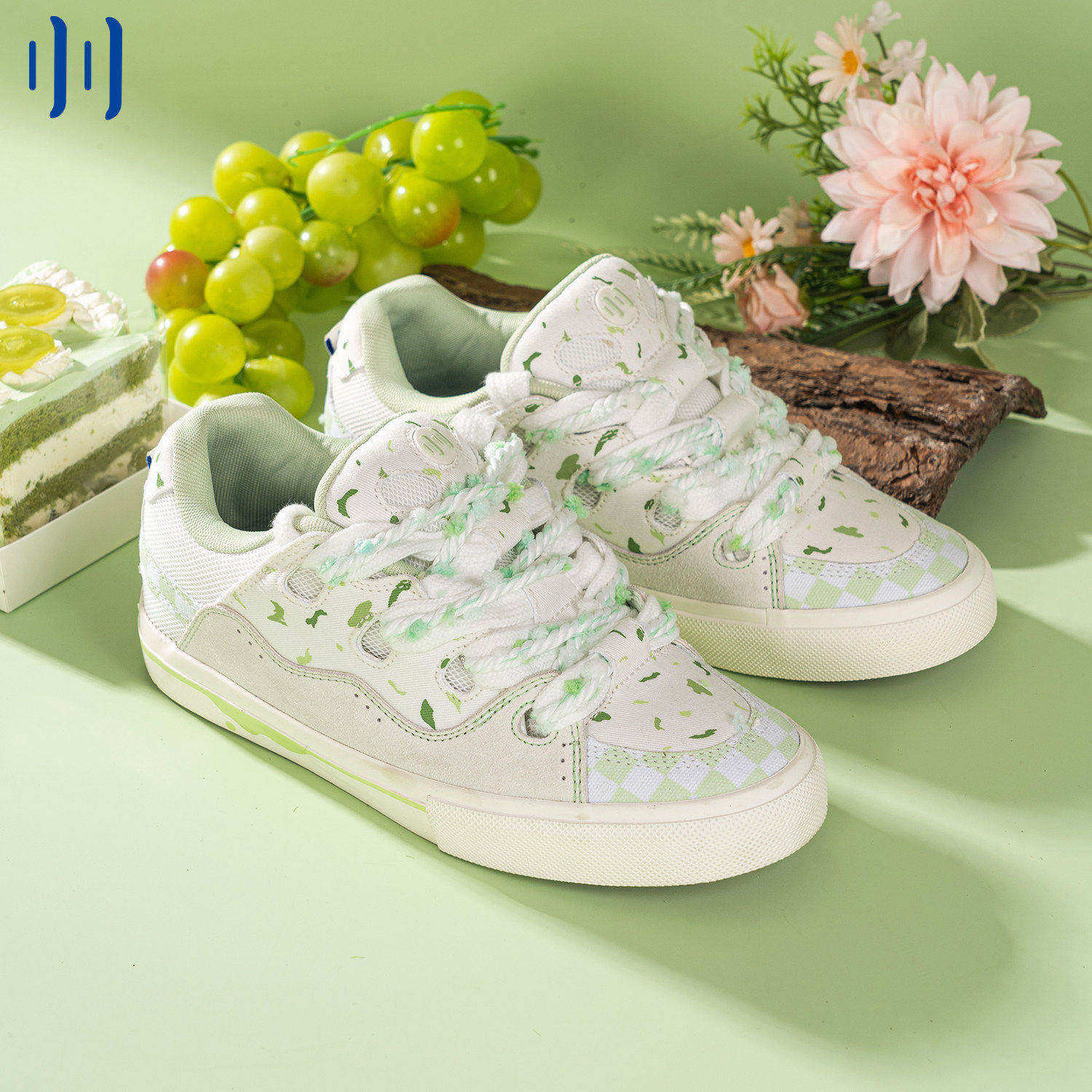 顽刻ollieskate面包鞋青提蛋糕配色BAKE复古休闲男女国潮滑板鞋,流行男鞋,休闲板鞋,淘宝优惠券,粉丝福利购,淘宝优惠卷