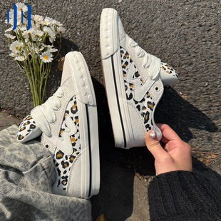 顽刻ollieskate贝果豹纹秋冬BAKE低帮W软底男女新年面包跨年板鞋