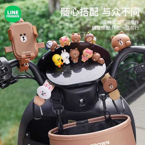 电动车装饰摆件可爱摩托
