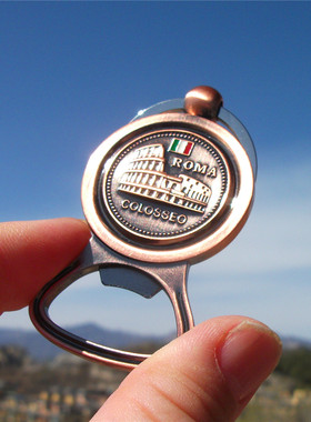 意大利罗马当地钥匙扣 瓶起子 竞技场 COLOSSEO 梵帝冈 手信礼物