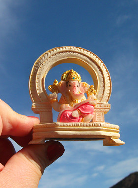 印度当地冰箱贴 INDIA 象神 色彩鲜艳 礼物手信 瓦拉纳西VARANASI