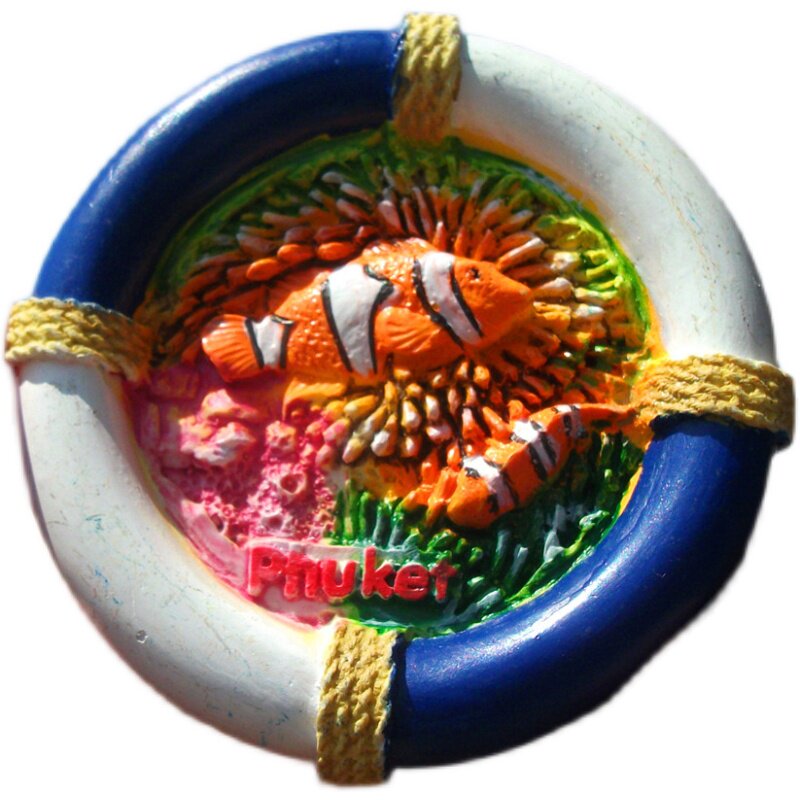 THAILAND LOCAL BUY FRIDGE MAGNET THAILAND PHUKET PHUKET ANEMONE SMALL FISH TRAVEL BACK