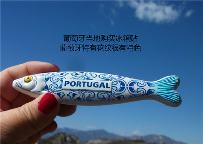 葡萄牙当地购买冰箱贴青花瓷