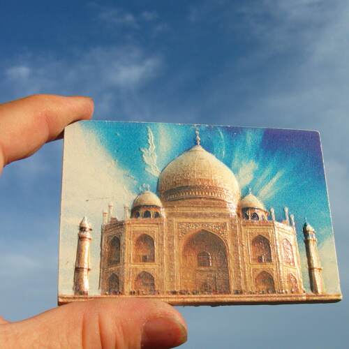 印度当地带回冰箱贴 旅背泰姬陵 多款 Taj Mahal THEKKADY MERALA