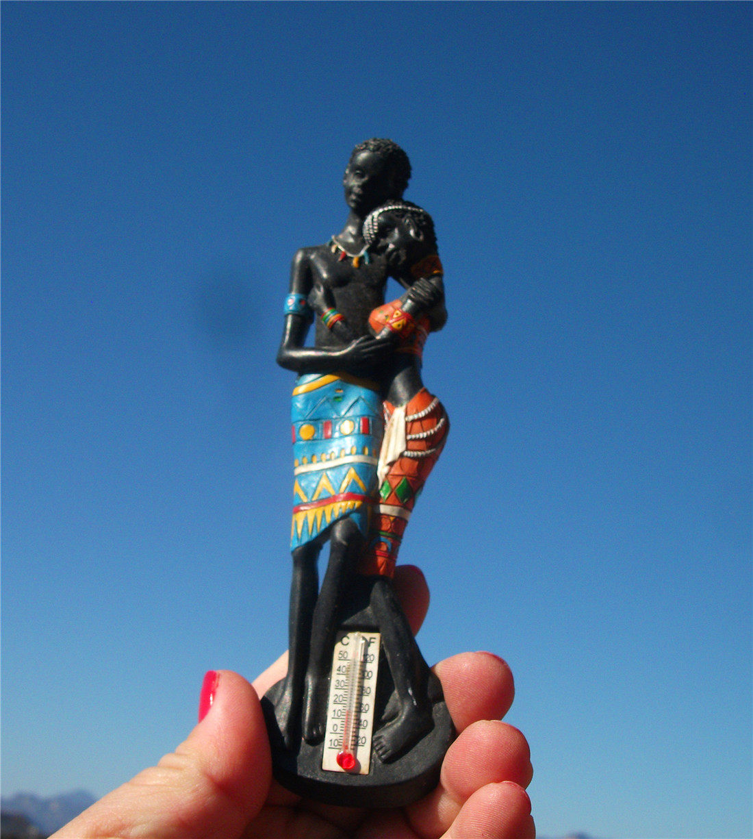 南非当地冰箱贴 当地人女人 情侣 身着民族服饰