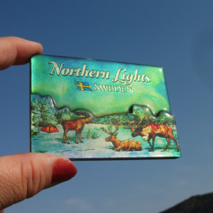 瑞典当地冰箱贴 SWEDEN 路牌形 多款 STOCKHOLM MALMO 斯德哥尔摩