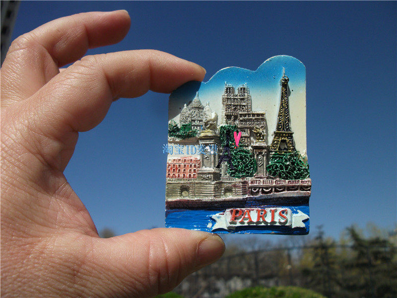 法国巴黎当地购买冰箱贴 亚力山大三世桥 圣母院 圣心大教堂,家居饰品,冰箱贴,淘宝优惠券,粉丝福利购,淘宝优惠卷