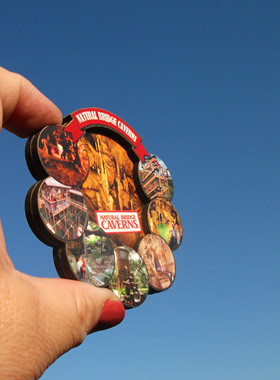 美国当地购买冰箱贴  德克萨斯 NATURAL BRIDGE CAVERNS