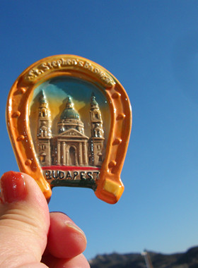 布达佩斯当地购买冰箱贴 BUDAPEST CITADELLA ST STEPHENS