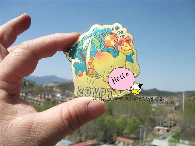 EGYPT LOCAL PURCHASE OF REFRIGERATOR MAGNETS TRAVEL BACKS ALUMINUM FOIL STICKERS A VARIETY OF OPTIONAL SOUVENIR GIFTS