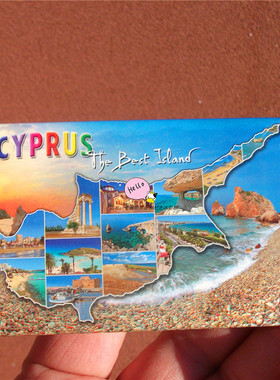 塞浦路斯当地购买冰箱贴 CYPRUS PROTARAS 多款