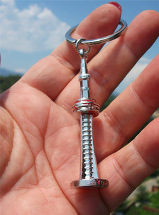 加拿大当地购买带回 立体金属钥匙扣 CANADA 多伦多CN塔 手信礼物