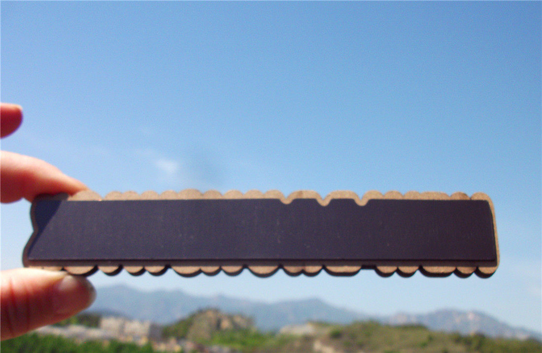 CANADIAN LOCAL BUY REFRIGERATOR MAGNET NEW BRUNSWICK WOODEN DOUBLE-LAYERED