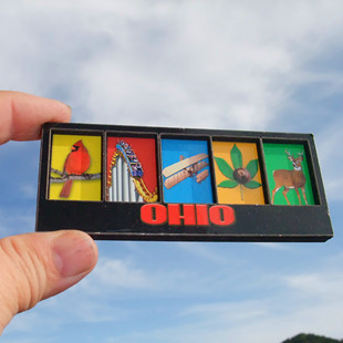 美国当地购买冰箱贴 OHIO 美国各州 俄亥俄州