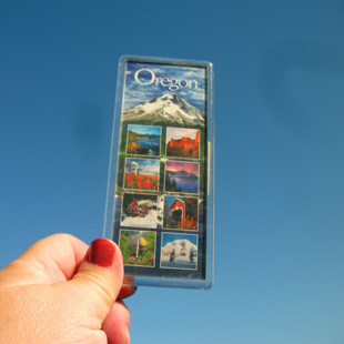 美国俄勒冈州当地购买冰箱贴 OREGON 雪山 各州NASHVILLE