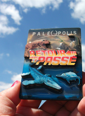 法国当地冰箱贴 RETOUR PASSE 恐龙游乐园
