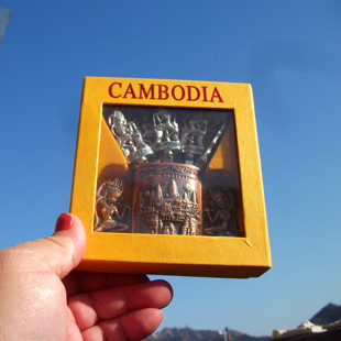 柬埔寨当地购买纪念品 摆盘 水果叉 多款 金属 CAMBODIA