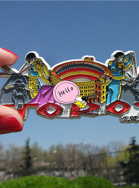 西班牙当地购买带回 冰箱贴 西班牙 特色传统斗牛 斗牛士 TOROS