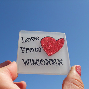 美国当地购买冰箱贴 各大城市 WISCONSIN MEMPHIS 多款