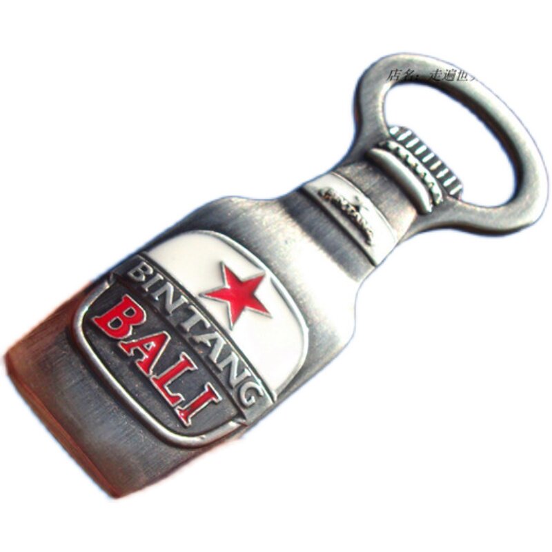 INDONESIA INDONESIA BALI FRIDGE MAGNET BALI BOTTLE DRIVER TRICOLOR INTO BOTTLE OPENER METAL
