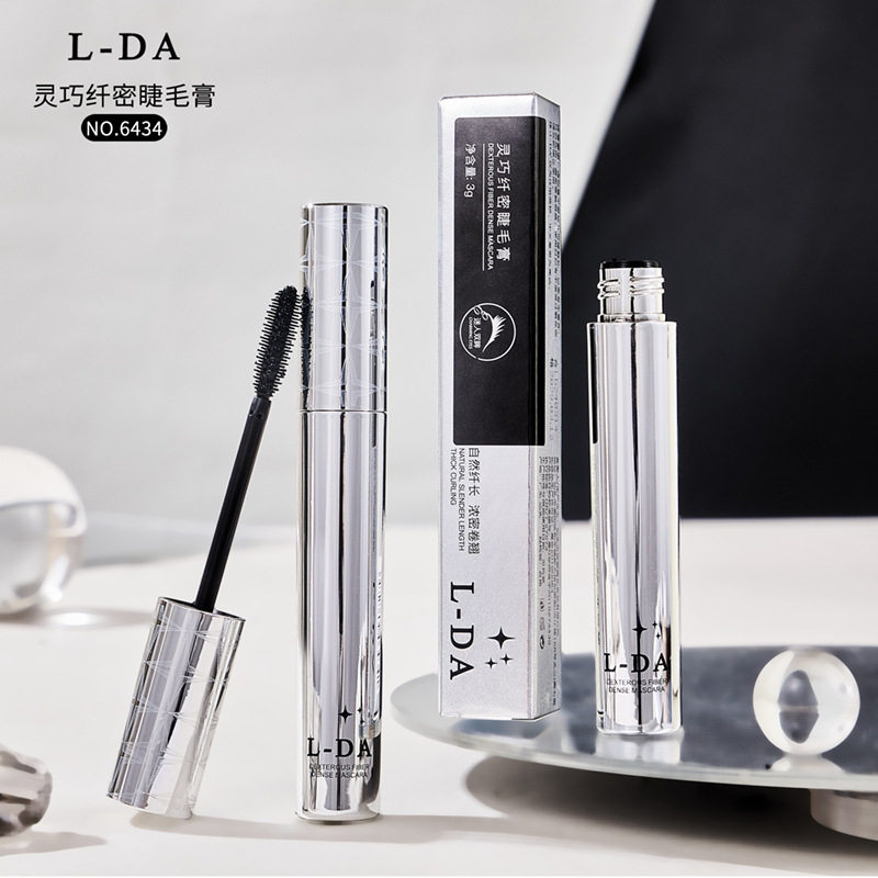 L-DA亮达灵巧纤密睫毛膏防水不晕染纤长持久自然浓密卷翘梳细睫毛