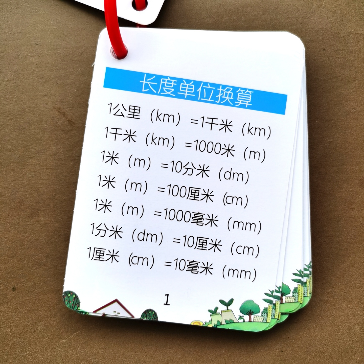 小学生数学公式卡片公式定律