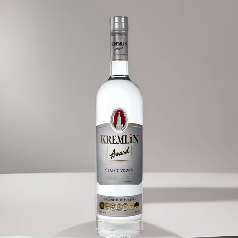 俄罗斯原装进口克里姆林宫伏特加kremlin vodka基酒吧700毫升