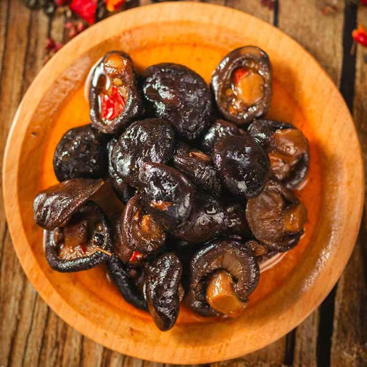 重庆开县小吃秘制香菇麻辣香菇香辣零食小吃休闲零食150g