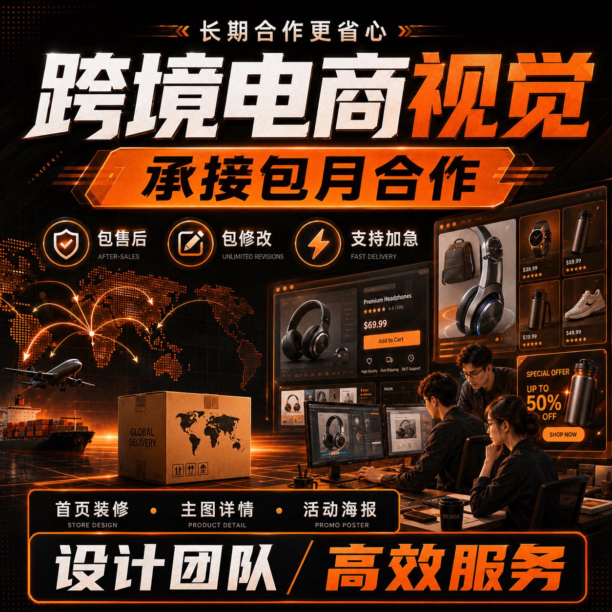 详情页主图设计独立站PSD源文件