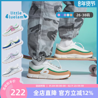 小蓝羊2026春季新款儿童户外超跑鞋超轻防滑透气运动鞋儿童篮球鞋