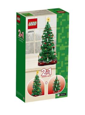 LEGO新品乐高40573创意圣诞树节日礼物儿童积木拼装益智玩具