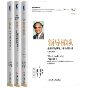 领导力发展 现货 高潜 正版 圣经 执行是目标与结果之间 全3本 未来 拉姆查兰畅销套装 桥梁 领导梯队 高潜即企业 执行