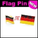 FLAG 商务会展 PIN 金属胸针 Germany 德国 国旗徽章