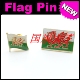FLAG 商务会展 PIN 金属胸针 WALES 威尔士 国旗徽章