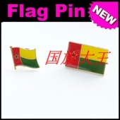 几内亚比绍 Bissau 国旗徽章 商务会展 金属胸针 Guinea FLAG PIN